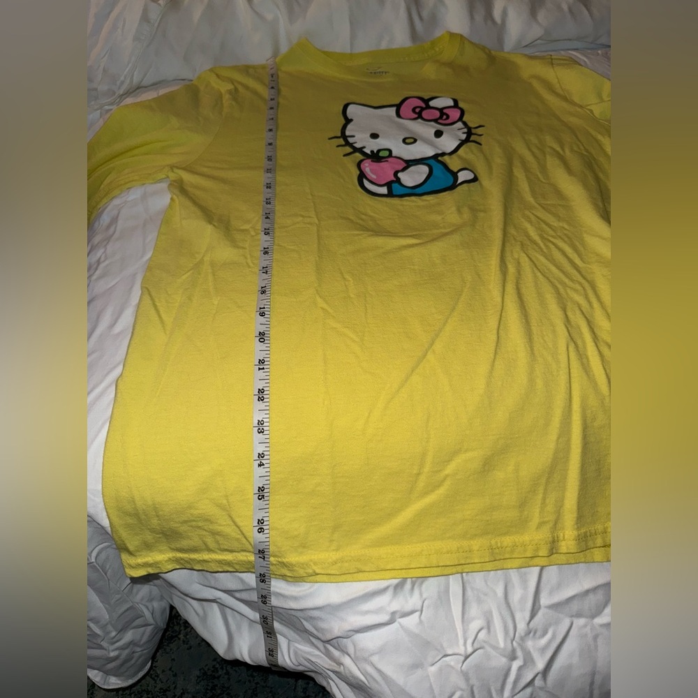 Hello Kitty Yellow Long Sleeve Tee - Picture 7 of 7